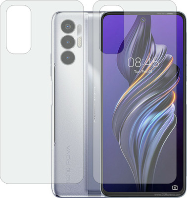 ZINGTEL Back Screen Guard for TECNO LF7n (Matte Finish)(Pack of 2)