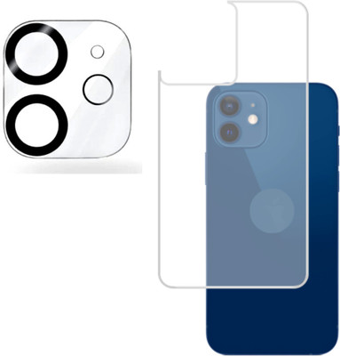 Tech Konnect Back Screen Guard for iPhone 12, iPhone 12 Back Protective Film with Transparent Camera Glass(Pack of 2)