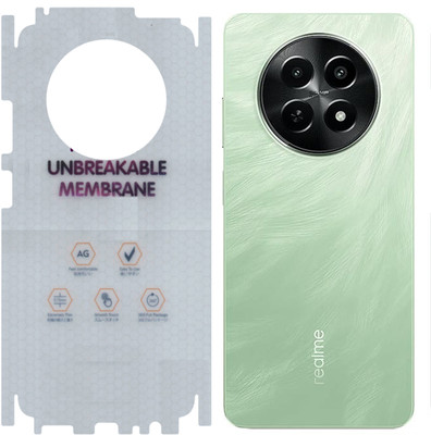 yuvu77 Back Screen Guard for Realme C65 5G, Membrane 360 coverage(Pack of 1)