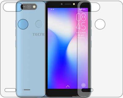 TELTREK Back Screen Guard for TECNO POP 2F (Matte Finish)(Pack of 2)