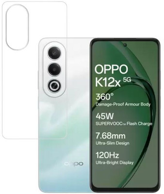 ISAAK Back Screen Guard for OPPO K12x 5G Unbreakable Back Screen Guard(Pack of 1)