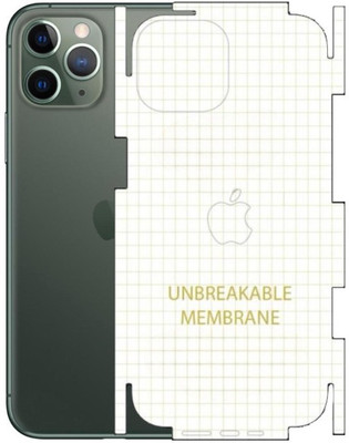 A3sprime Back Screen Guard for Apple iPhone 11 Pro Max, |Edge to Edge Full Coverage Unbreakable Soft Transparent Back and Side Skin Protector|(Pack of 1)