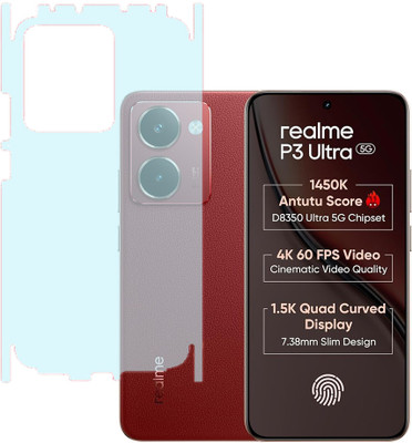 VAYUVAULT Back Screen Guard for realme P3 Ultra 5G, Matt with side(Pack of 1)