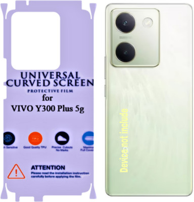 Shreejee Back Screen Guard for VIVO Y300 Plus 5g back membrene glossy with 360 covrege back and side full back screen protector(Pack of 1)