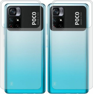 TELTREK Back Screen Guard for MI POCO M4PRO 5G (Matte Finish)(Pack of 2)