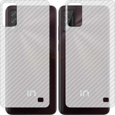 Fasheen Back Screen Guard for MICROMAX IN 2C E6533 (3D Carbon Fiber Finish)(Pack of 2)