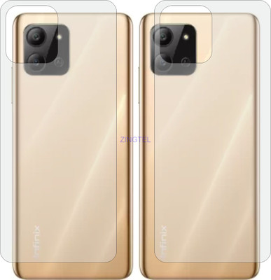 ZINGTEL Back Screen Guard for INFINIX HOT 11 2022 (3D Carbon Fiber Finish)(Pack of 2)