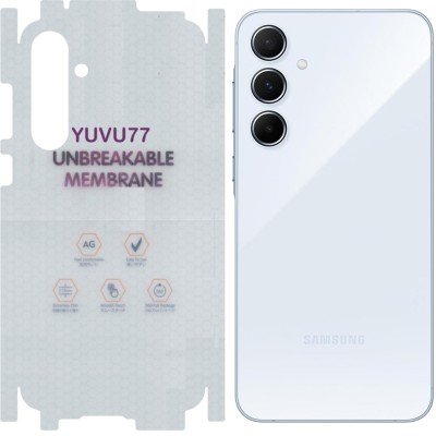 yuvu77 Back Screen Guard for Samsung Galaxy A55 5G, Membrane with 360 coverage(Pack of 1)