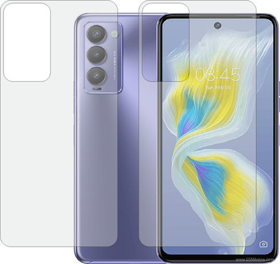 ZINGTEL Back Screen Guard for TECNO CAMON 18T (Matte Finish)(Pack of 2)
