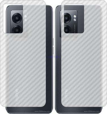 TELTREK Back Screen Guard for REALME Q5 i (3D Carbon Fiber Finish)(Pack of 2)