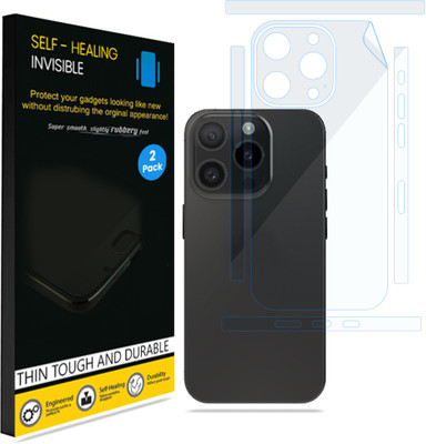 KUBERAN Back Screen Guard for Apple iPhone 15 Pro, Body Protector(Pack of 2)