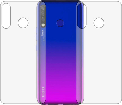 Fasheen Back Screen Guard for TECNO CAMON 12 (Matte Finish)(Pack of 2)