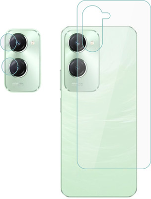 Vatsin Back Screen Guard for ViVO Y28e 5G, ViVO Y28e 5G [With Rear Camera Lens Guard](Pack of 2)