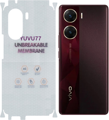 yuvu77 Back Screen Guard for VIVO V29E 5G, Membrane with 360 coverage(Pack of 1)