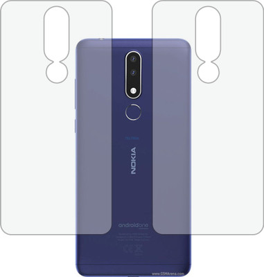 TELTREK Back Screen Guard for NOKIA 3.1 PLUS (TA-1118) (Matte Finish)(Pack of 2)