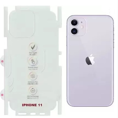 Vikas Back Screen Guard for apple iphone 11 back membren glossy(Pack of 1)