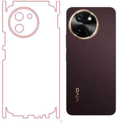 HOBBYTRONICS Back Screen Guard for Vivo T3x 5G(Pack of 1)