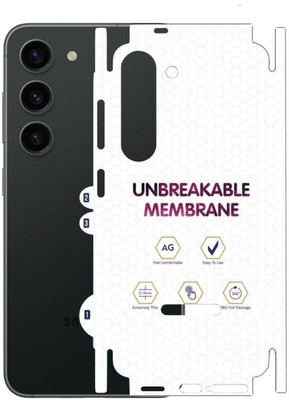 ankSONline Back Screen Guard for Samsung Galaxy S23 Plus 5G, Matte Finished |Edge to Edge Full Coverage Unbreakable Soft Transparent |(Pack of 1)