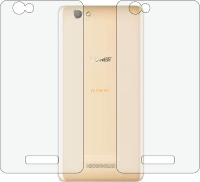 Fasheen Back Screen Guard for GIONEE S PLUS (Matte Finish)(Pack of 2)