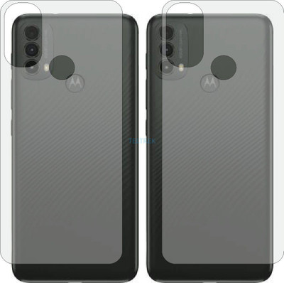 TELTREK Back Screen Guard for MOTO E 40 (Matte Finish)(Pack of 2)