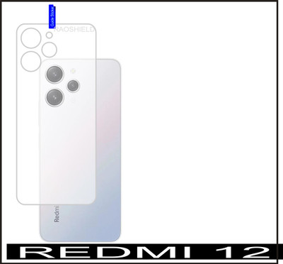 RAOSHIELD Back Screen Guard for Redmi Note 12(Pack of 1)