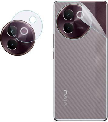 Vatsin Back Screen Guard for ViVO V30e, ViVO V30e [Back Carbon Fiber] [Rear Camera Lens Guard](Pack of 2)