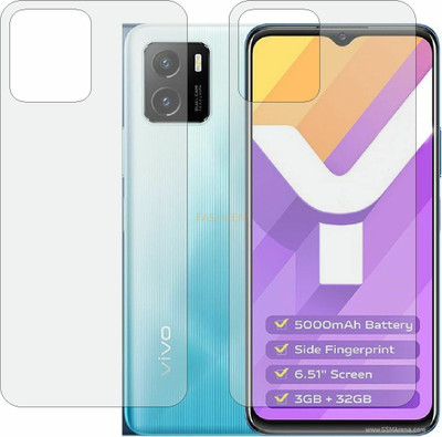 Fasheen Back Screen Guard for VIVO Y15S 2021 V2120 (Matte Finish)(Pack of 2)