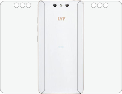 TELTREK Back Screen Guard for LYF EARTH 1 (LS 5501) (Matte Finish)(Pack of 2)