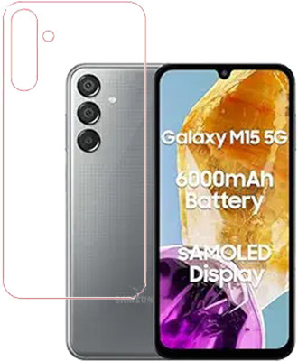 KARTRAY Back Screen Guard for SAMSUNG Galaxy M15 5G, SAMSUNG Galaxy F15 5G, Clear(Pack of 1)