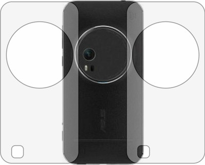 TELTREK Back Screen Guard for ASUS ZENFONE ZOOM ZX551ML 1B056IN (Matte Finish)(Pack of 2)