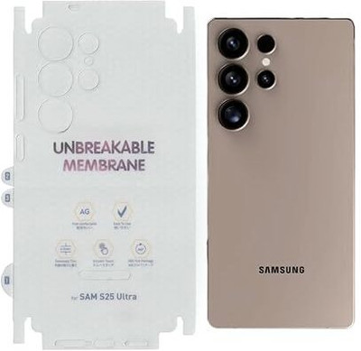 SSE Back Screen Guard for Samsung Galaxy S25 Ultra Back Mamrine Glass Protector(Pack of 1)