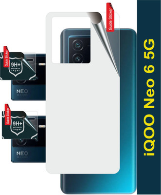 skrechtech Back Screen Guard for iQOO Neo 6 5G, Neo 6 5G, CAMERA GLASS(Pack of 3)