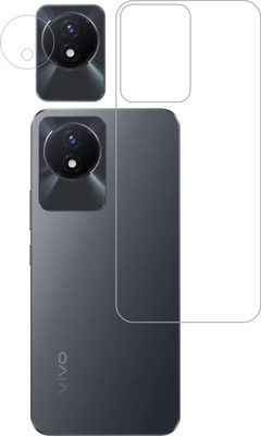 Ten To 11 Back Screen Guard for ViVO Y02, ViVO Y02 [With Rear Camera Lens Guard](Pack of 2)
