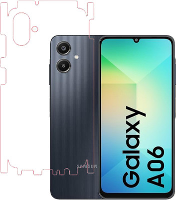 KARTRAY Back Screen Guard for Samsung Galaxy A06, Clear With Sides(Pack of 1)