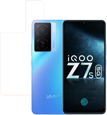 KARTRAY Back Screen Guard for iQOO Z7s 5G, Clear(Pack of 1)