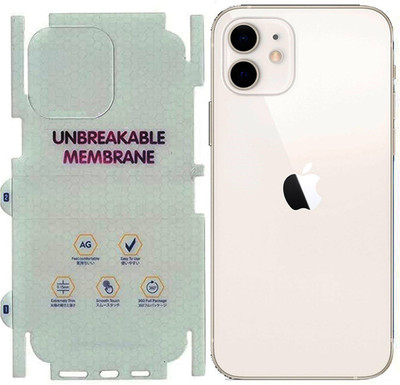 Gaqipud Back Screen Guard for Apple iPhone 11, iPhone 11 back MEMBRANE glossy with 360 covrege back and side full back panel protector(Pack of 1)
