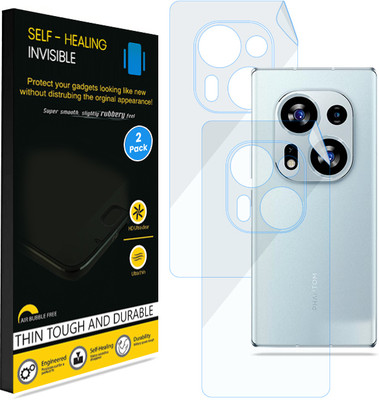 KUBERAN Back Screen Guard for Tecno Phantom X2 Pro, Body Protector with installation kit(Pack of 2)
