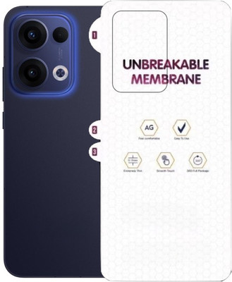 A3sprime Back Screen Guard for OPPO Reno13 5G, |Edge to Edge Full Coverage Unbreakable Soft Transparent Matte Finish Back and Side Skin Protector|(Pack of 1)