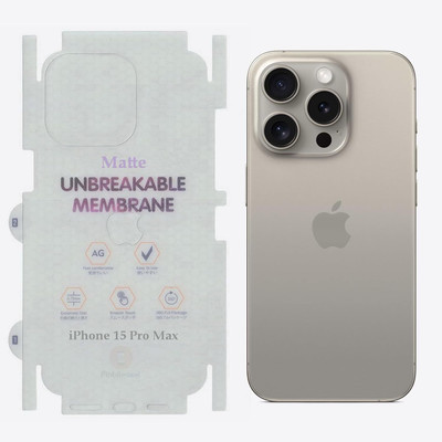 SB Son Back Screen Guard for iPhone 15 Pro Max(Pack of 1)