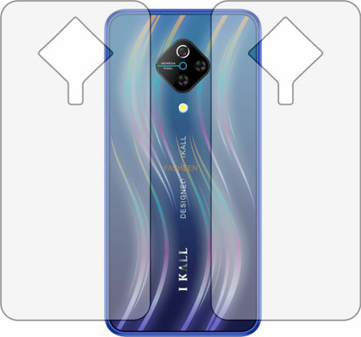 Fasheen Back Screen Guard for I KALL K210 (Matte Finish)(Pack of 2)
