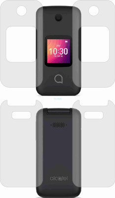TELTREK Back Screen Guard for ALCATEL GO FLIP 3 (Matte Finish)(Pack of 2)