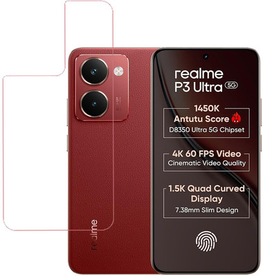 SPRITZEN Back Screen Guard for Realme P3 Ultra 5G, Clear(Pack of 1)