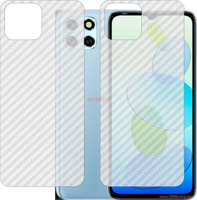 MOBART Back Screen Guard for INFINIX SMART 6 HD (3D Carbon Fiber Finish)(Pack of 2)