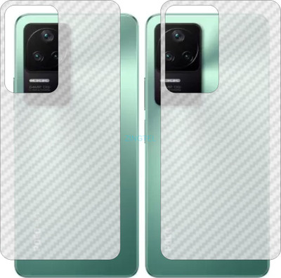 ZINGTEL Back Screen Guard for POCO F4 5G (3D Carbon Fiber Finish)(Pack of 2)