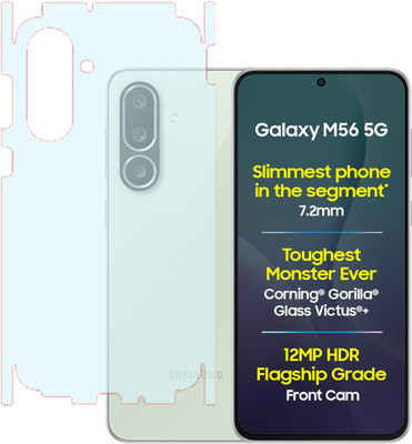 KARTRAY Back Screen Guard for Samsung Galaxy M56 5G, Back Matte Screen Guard, Anti Fingerprint(Pack of 1)