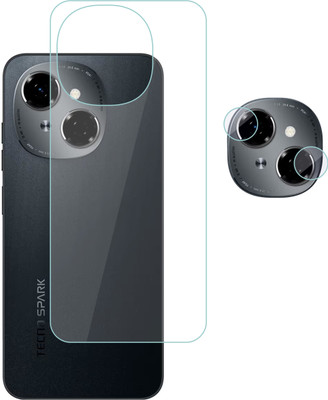 Ten To 11 Back Screen Guard for Tecno Spark Go 1, Tecno Spark Go 1 [With Rear Camera Lens Guard](Pack of 2)