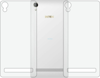 TELTREK Back Screen Guard for INTEX AQUA POWER PLUS (Matte Finish)(Pack of 2)