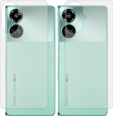 Fasheen Back Screen Guard for TECNO CAMON 19 PRO 5G (Matte Finish)(Pack of 2)