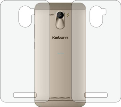 TELTREK Back Screen Guard for KARBONN TITANIUM JUMBO (Matte Finish)(Pack of 2)