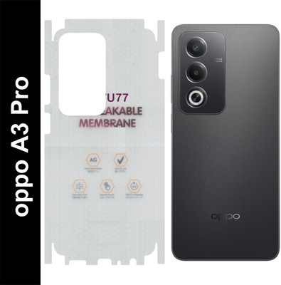 yuvu77 Back Screen Guard for oppo a3 pro, Membrane 360 coverage(Pack of 1)